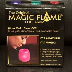 VNTG Magic Flame LED Candle - Pink